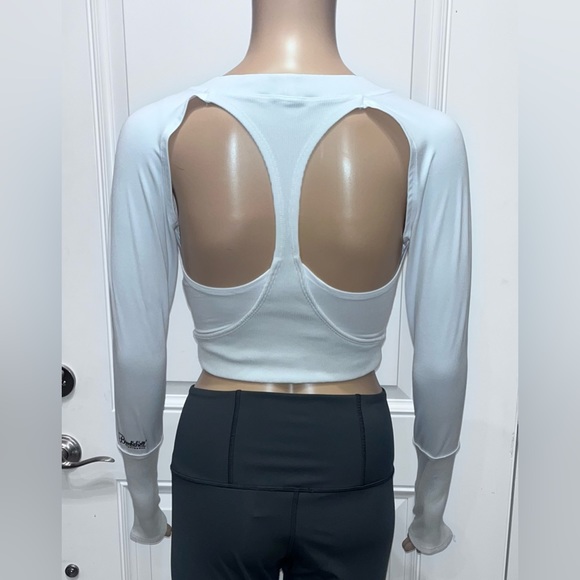 Bombshell Cropped Cut Out Back Pullover - Picture 4 of 4